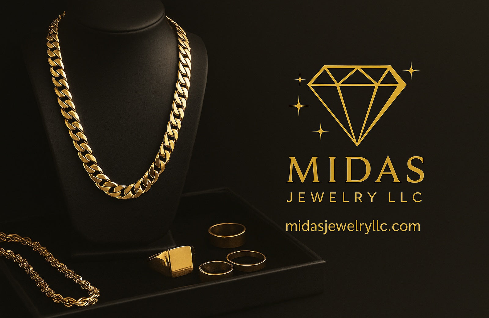 Midas Jewelry LLC Joyas de Oro con Envios Gratis en EE.UU.