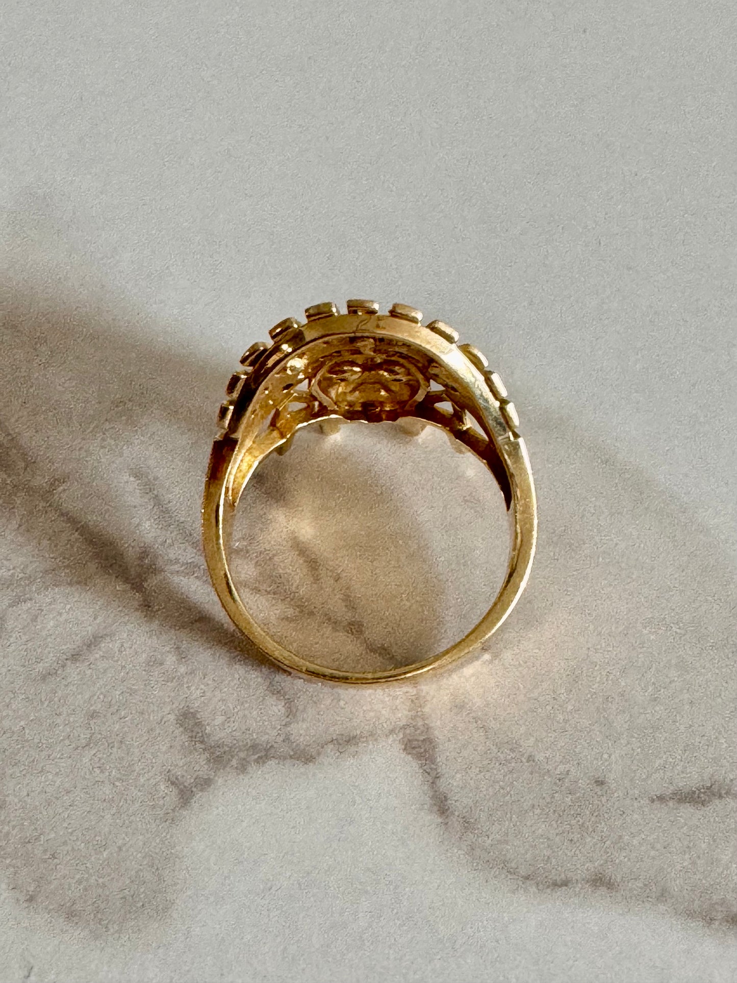 Chief Head Men’s Ring - 10k Gold