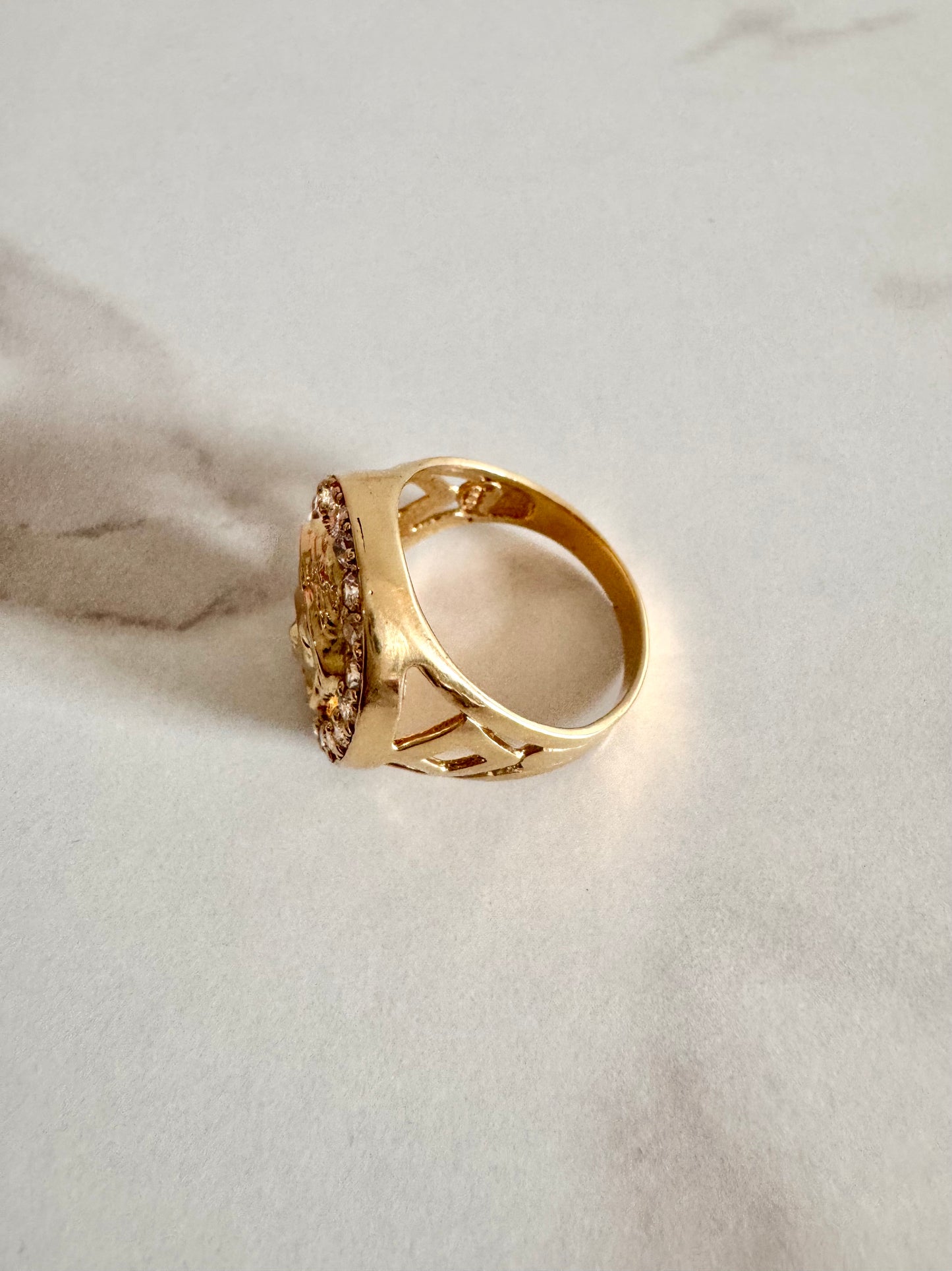 Men’s Medusa Ring - 10k Gold