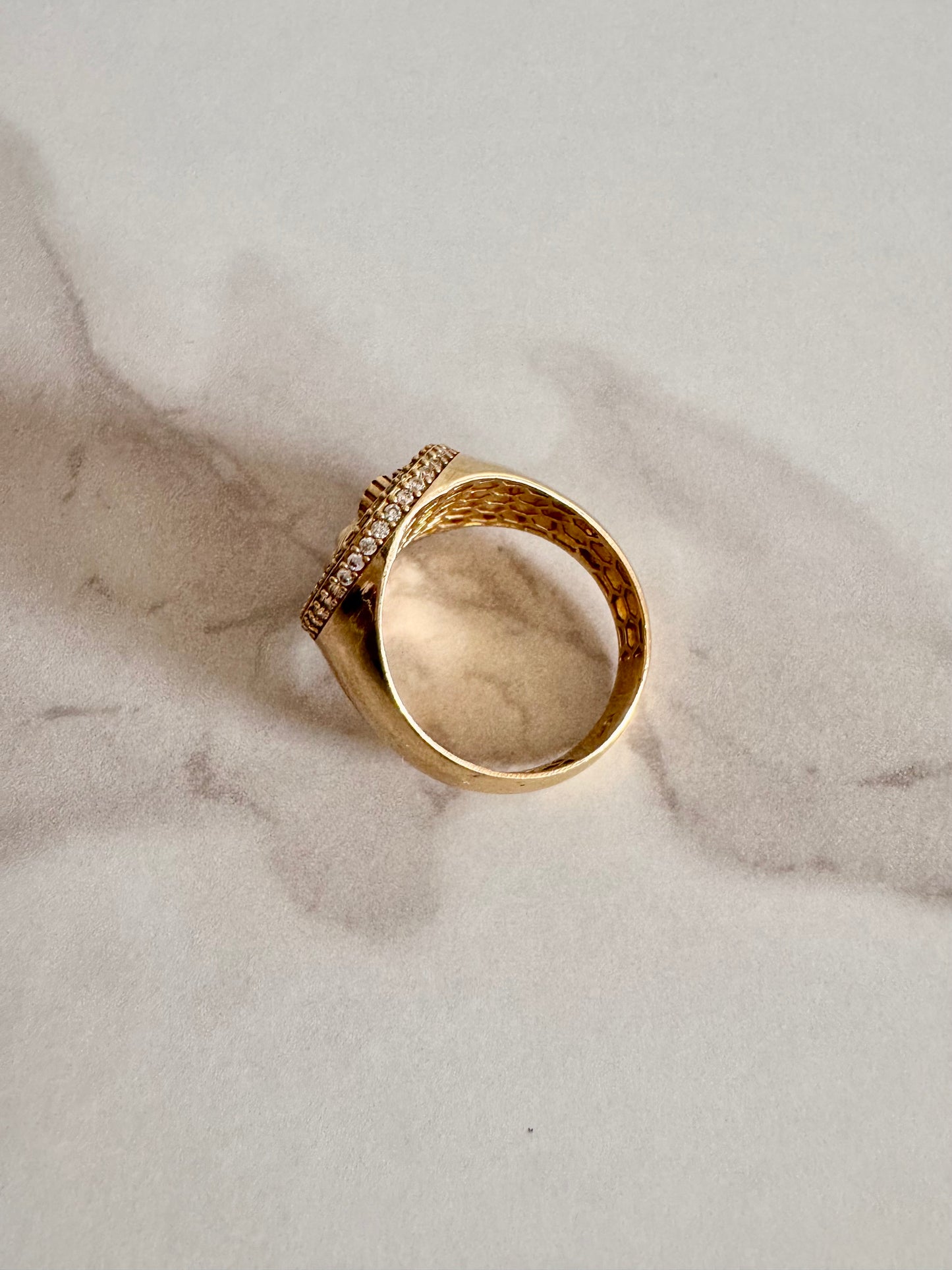 Men’s Saint Barbara Ring - 10k Gold