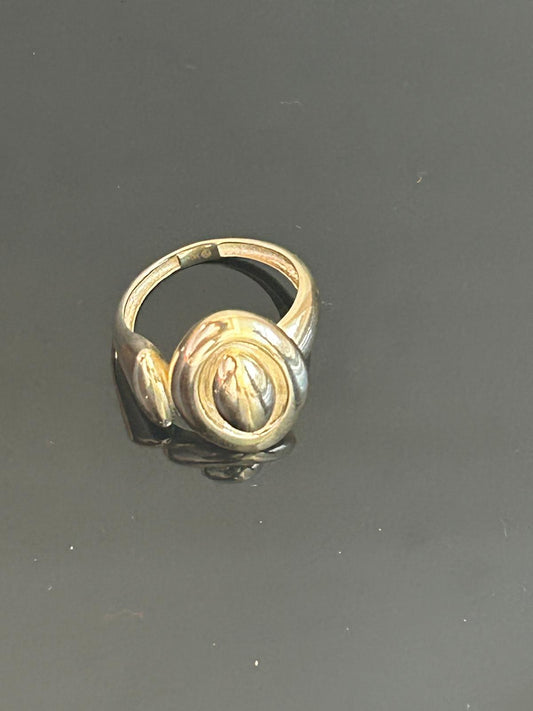 Abstract Dome Ring – 10k Gold